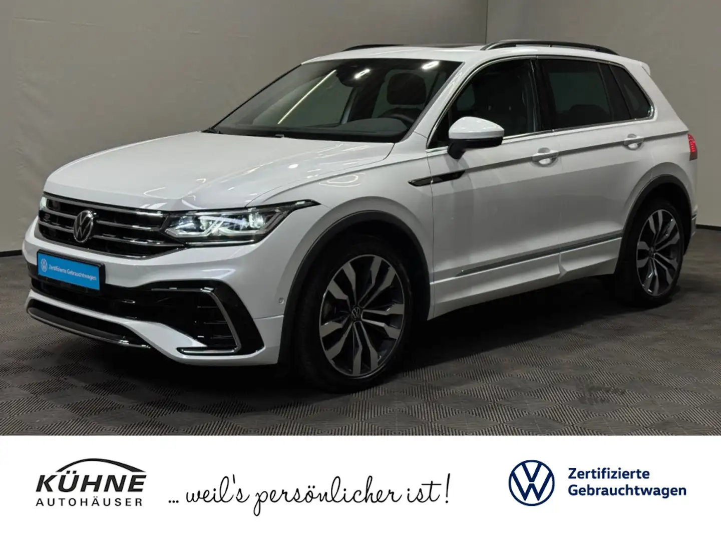 Volkswagen Tiguan R-Line 2.0 TDI DSG 4M | MATRIX NAVI PANO Weiß - 1
