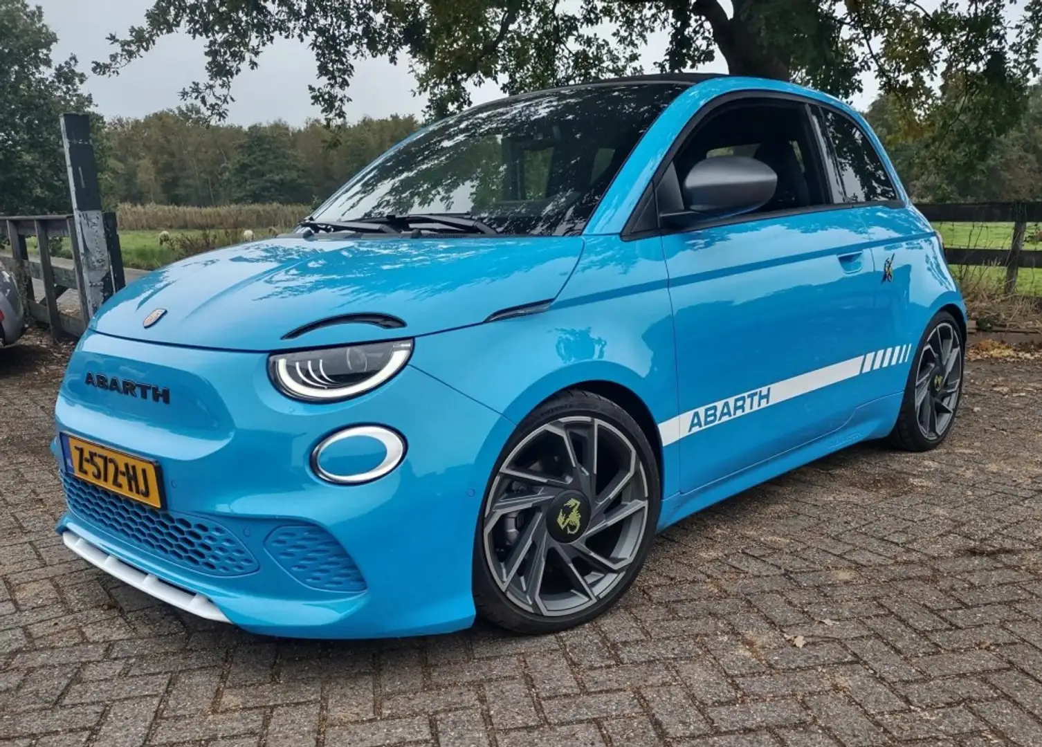 Abarth 500 scorpionissima- Cabrio-Verlaagd- Special!! Bleu - 1