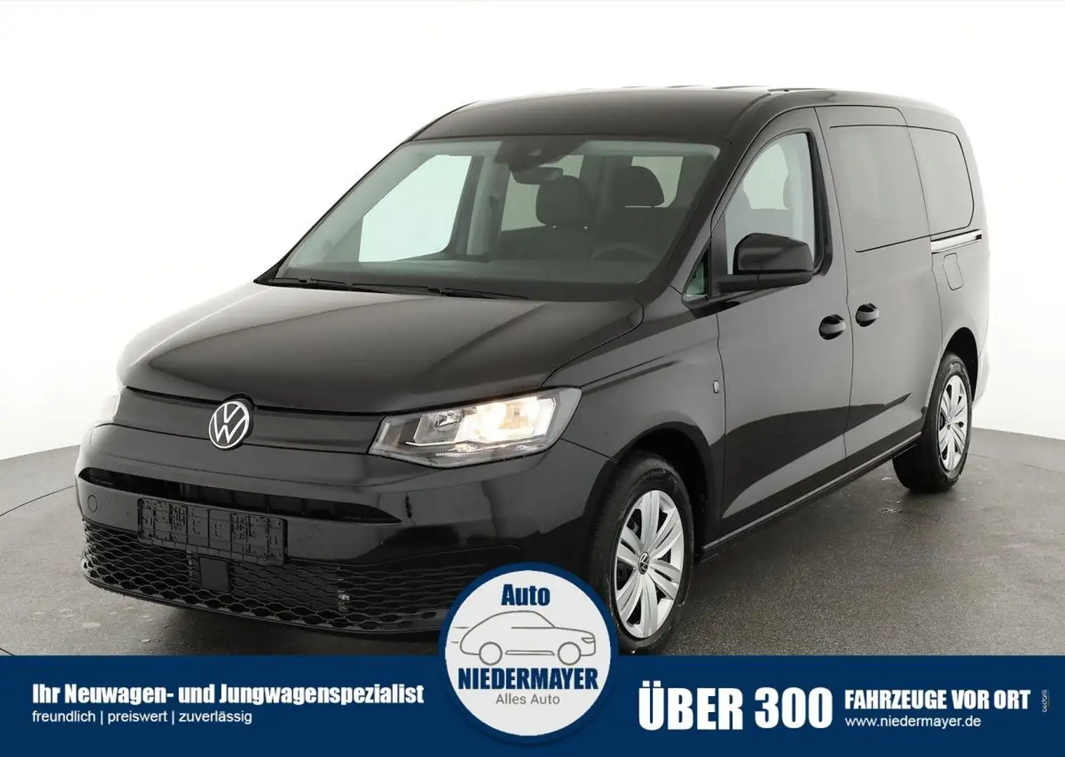 Volkswagen Caddy 2.0 TDI, 7-Sitzer, AHK, Kamera, Winter, AppConnect Schwarz - 1