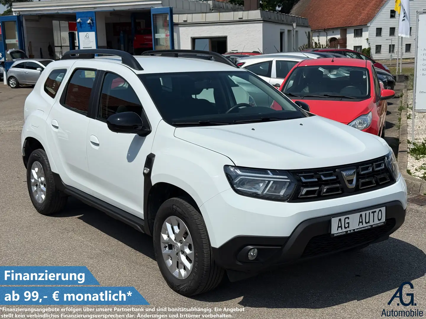 Dacia Duster Comfort +Garantie Anhängerk. TÜV+Service NEU Wit - 1