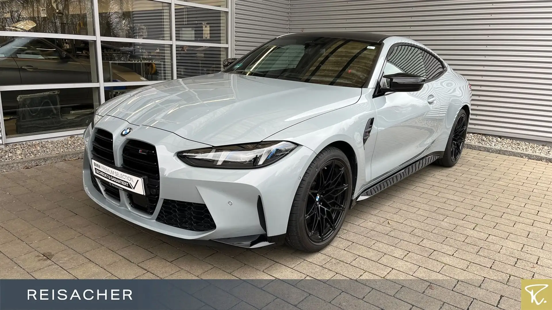 BMW M4 Competition xDrive LCI HUD H/K RüKa ACC el.Si Gris - 1