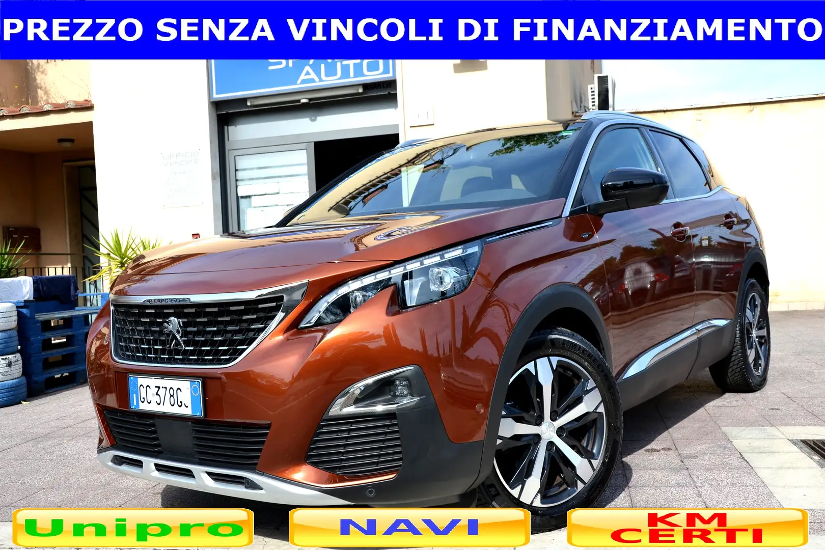Peugeot 3008 2.0 BlueHDi 180CV EAT8 GT GRIPCONTROL *PREZZO VERO Barna - 1