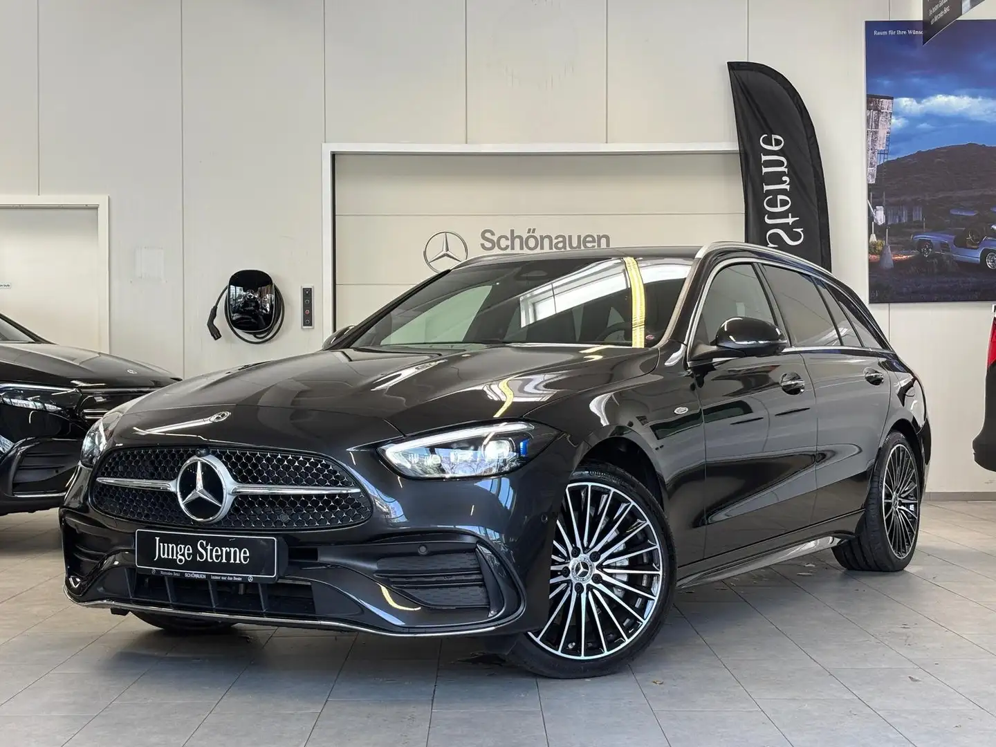 Mercedes-Benz C 300 de T AMG+DISTR+AHK+BURMES+MEMORY+360°+KEYL Grau - 1