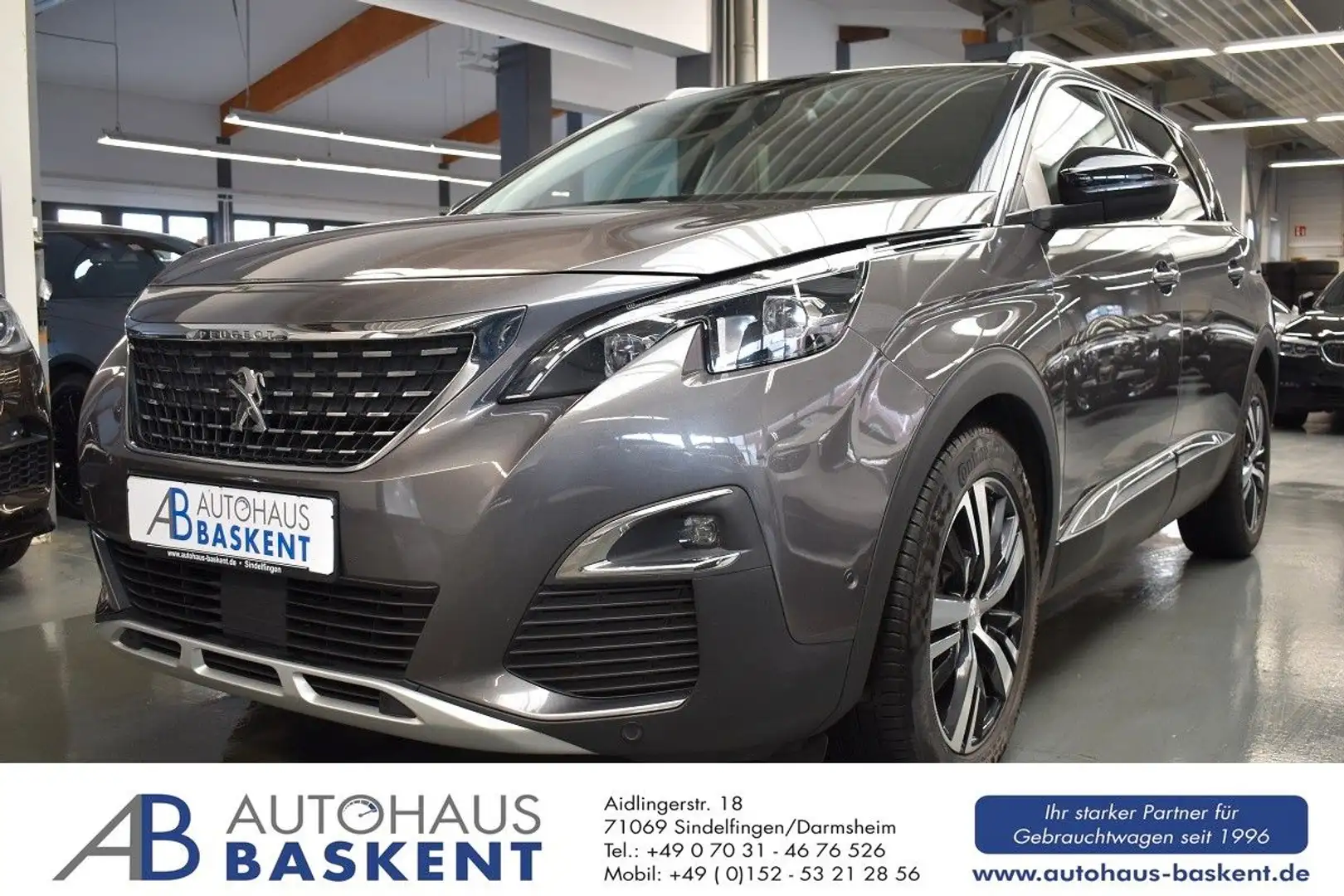 Peugeot 5008 Allure*LED*NAVI*KAMERA*SHZ*PDC*ALU* Szary - 1