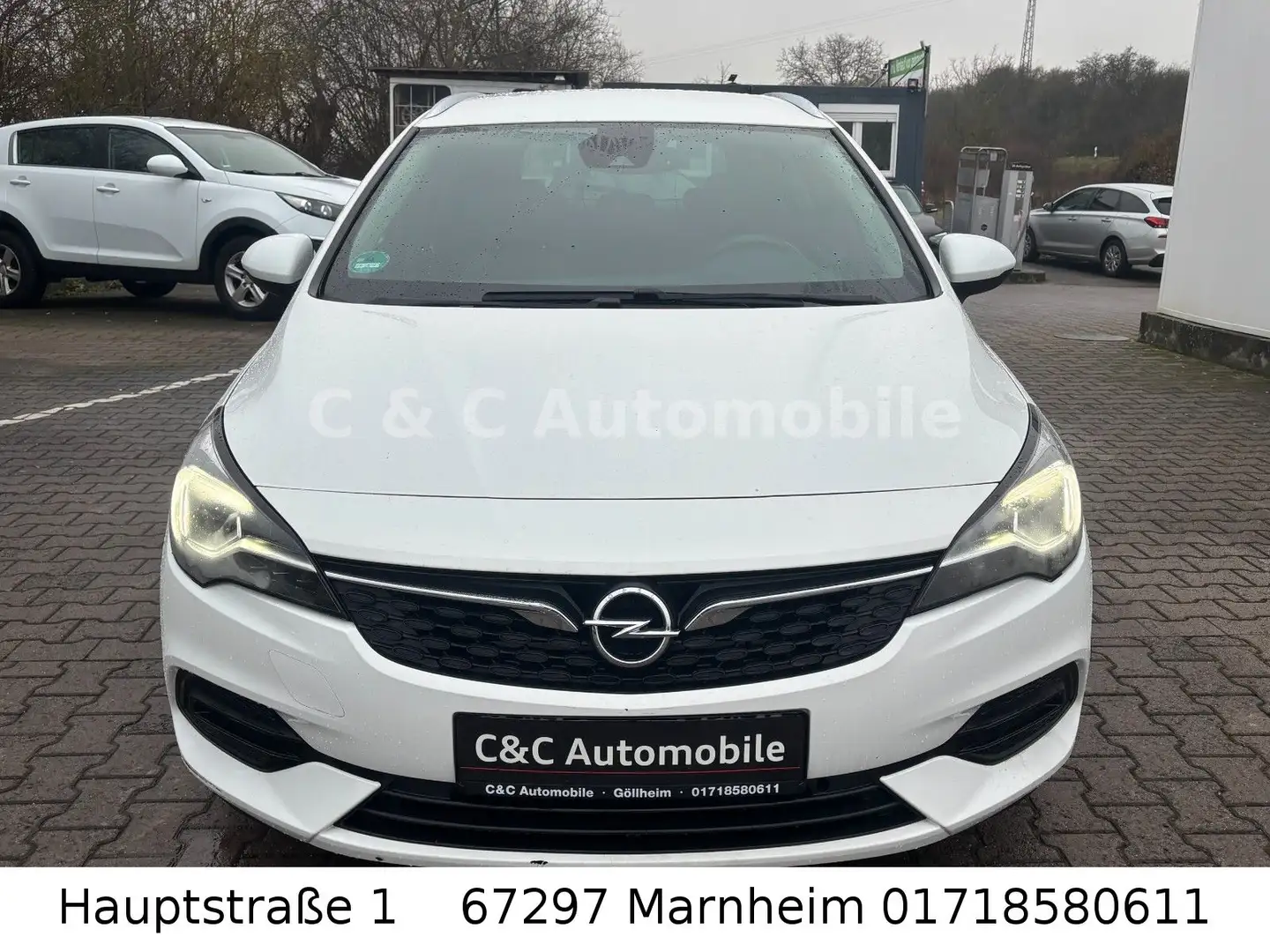 Opel Astra K Sports Tourer Elegance/Automatik/1. Hand Blanc - 2