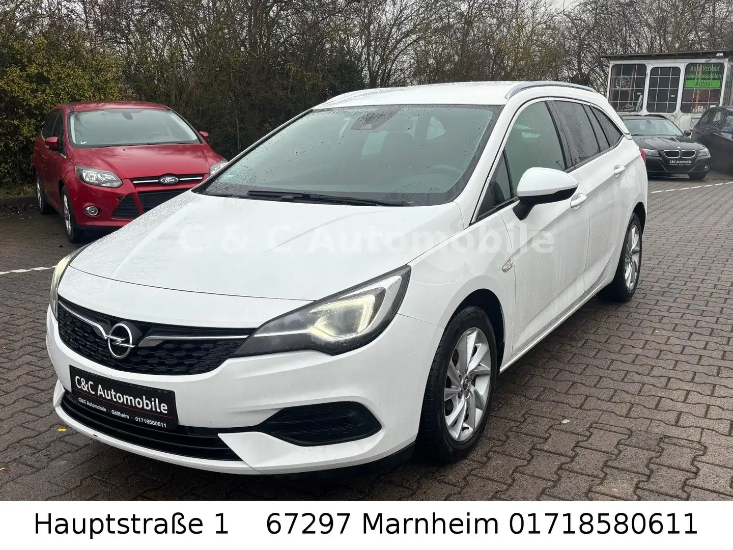 Opel Astra K Sports Tourer Elegance/Automatik/1. Hand Blanc - 1