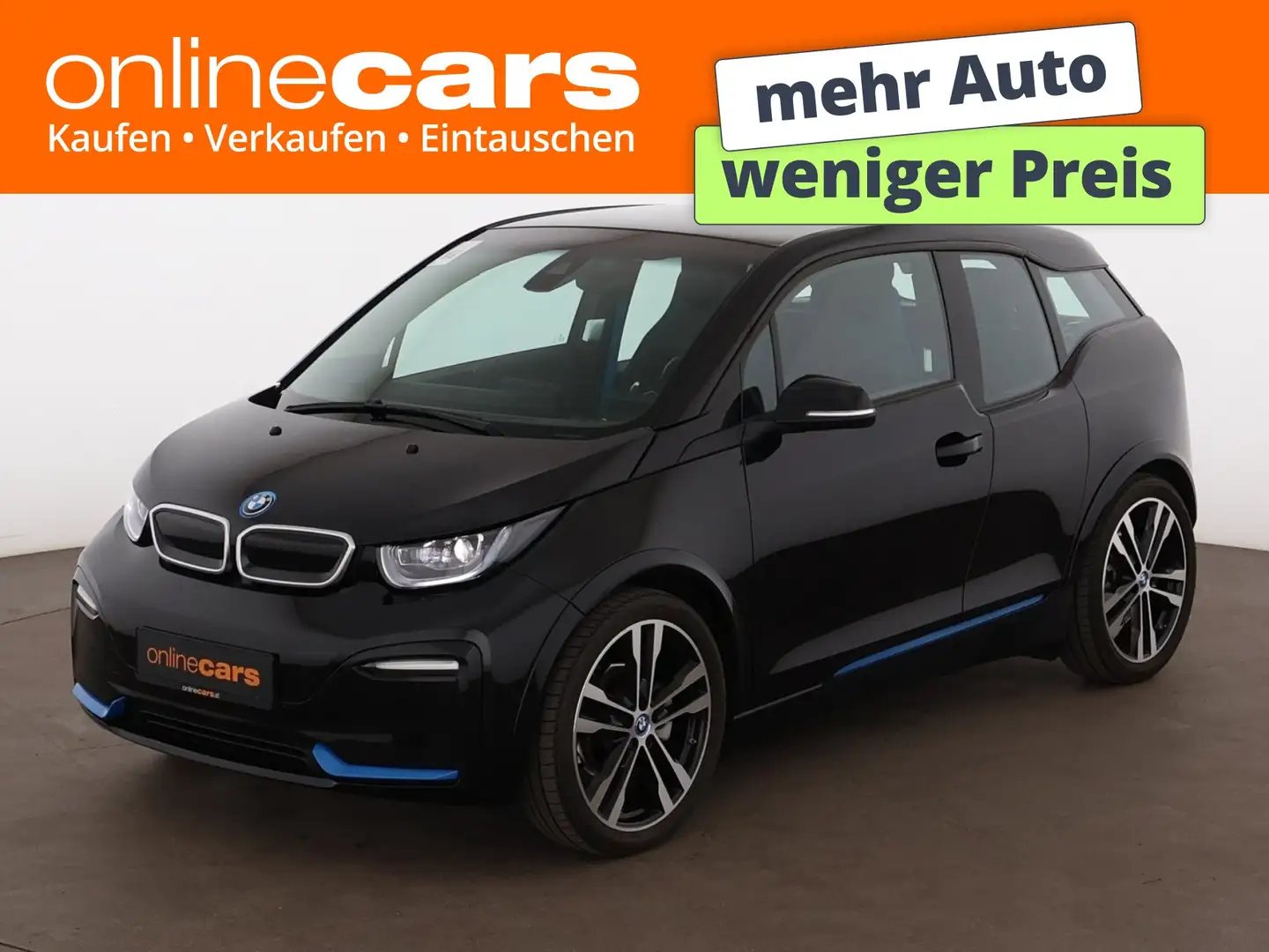 BMW i3 s 42kWh Aut LED WAERMEPUMPE NAVI SITZHZG TEMP Schwarz - 1