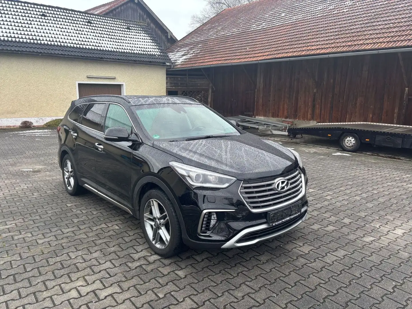 Hyundai Grand Santa Fe Premium 4WD++6-Sitzer++TOP++122000Km++ Schwarz - 1