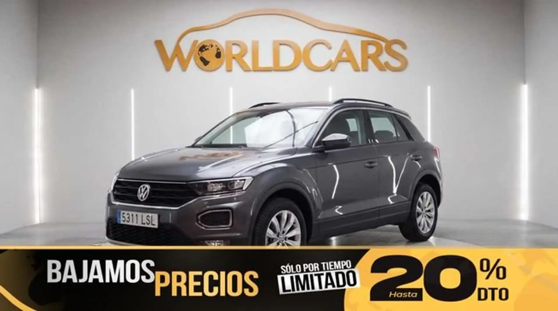 Volkswagen T-Roc 2.0TDI Sport Gris - 1