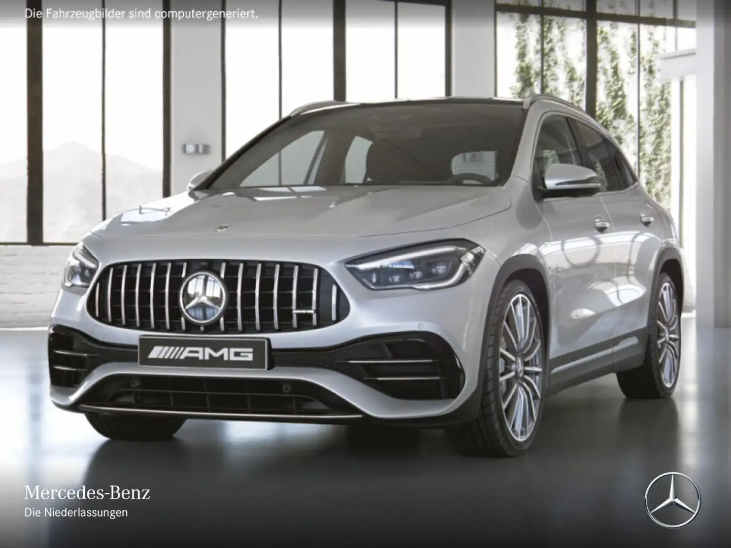 Mercedes-Benz GLA 45 AMG GLA 45 4M PANO+360°+MULTIBEAM+BURMESTER+HUD+8G Weiß - 2