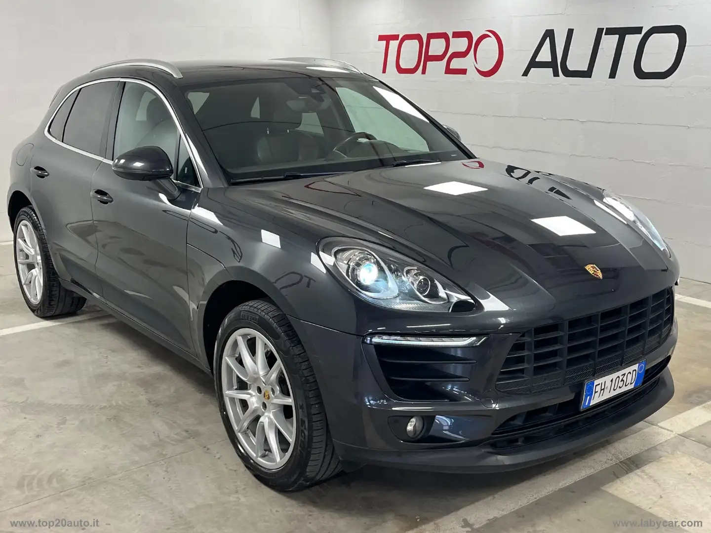Porsche Macan S 3.0D PDK MY16|PELLE TOTALE|IMPECCABILE Gris - 2