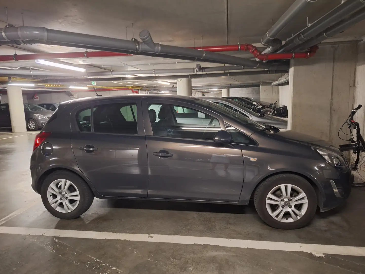 Opel Corsa Corsa 1.0 12V Enjoy Gris - 1