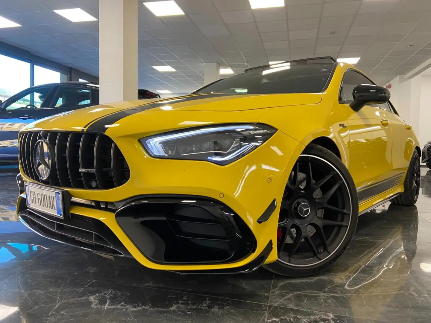 Mercedes-Benz CLA 45 AMG 45 S AMG 4Matic+ / TETTO / AERO KIT / SED. GUSCIO Jaune - 1