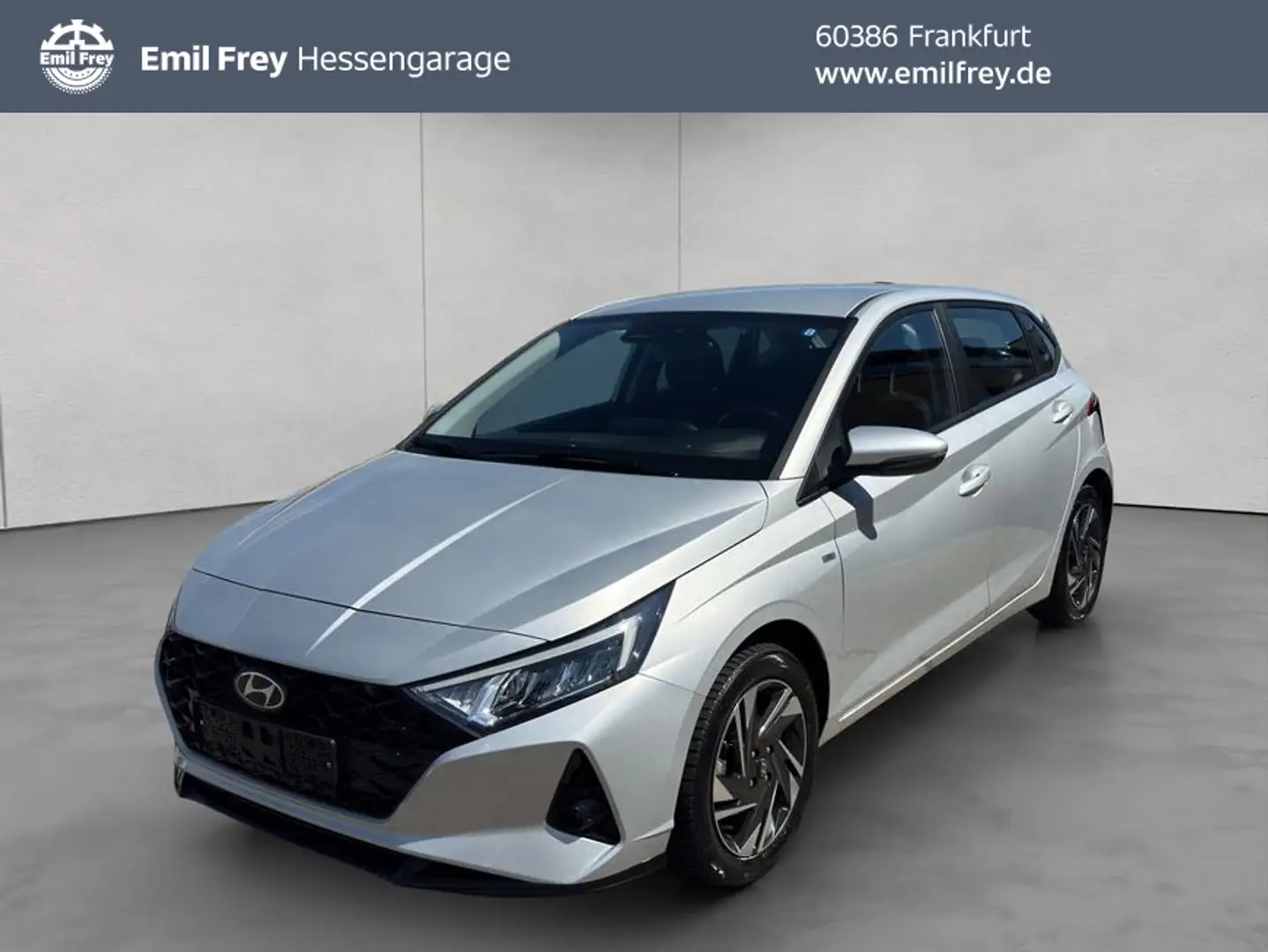 Hyundai i20 1.0 T-GDI 48V-Hybrid DCT Trend Silber - 1