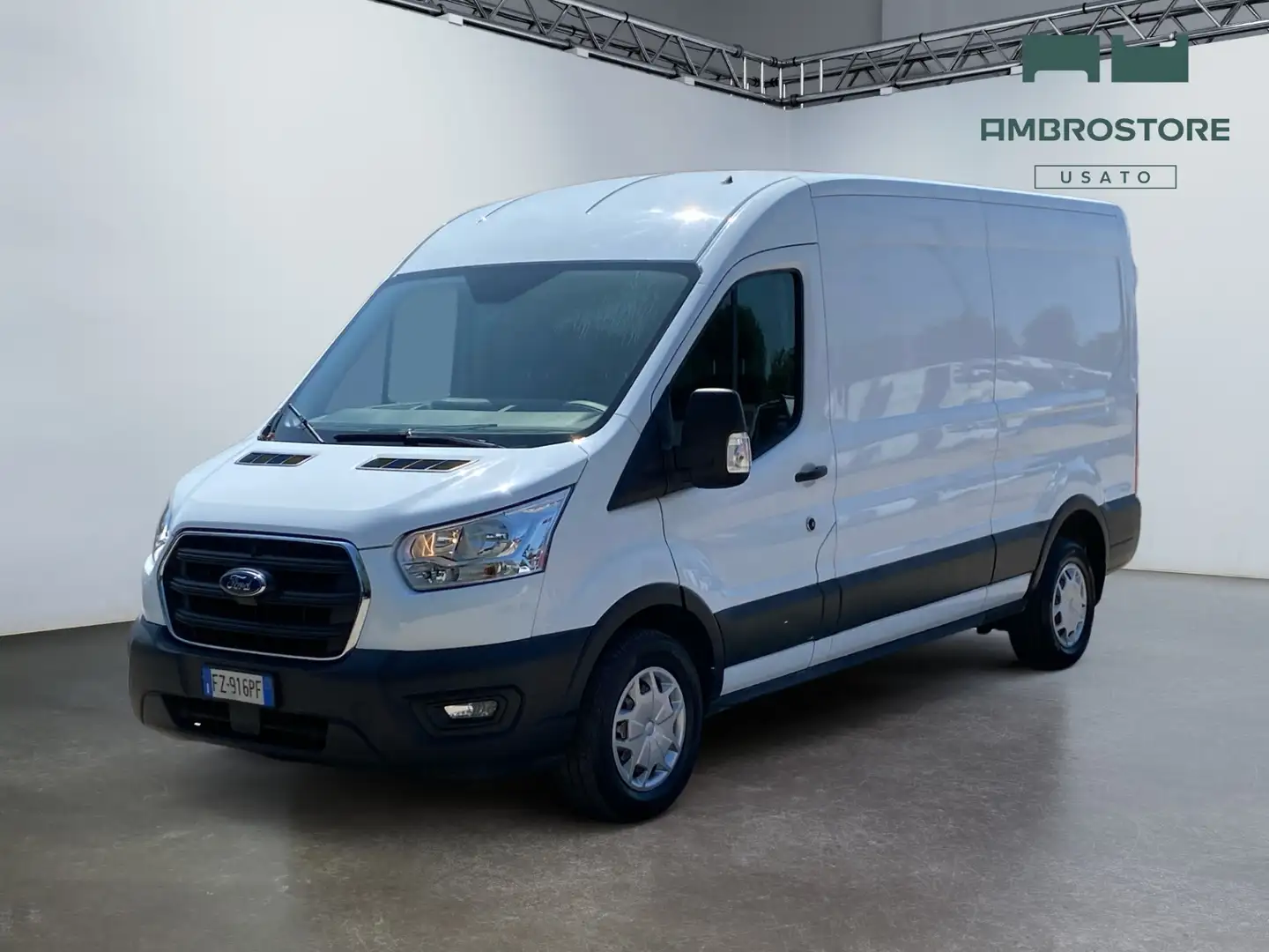Ford transit 330 2.0 tdci MHEV 130cv trend L3H2 E6.2 Bianco - 1