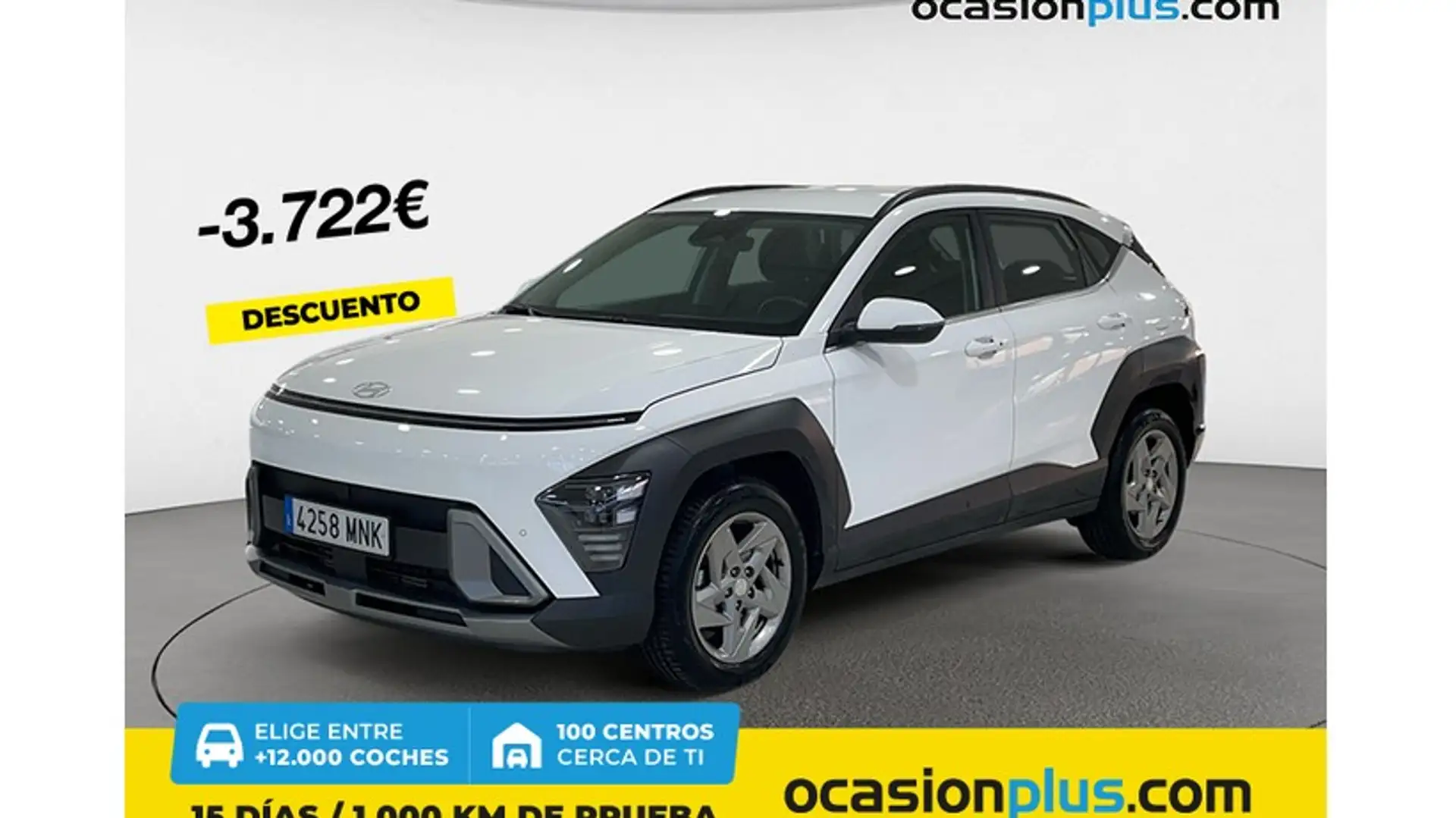 Hyundai KONA 1.0 TGDI Flexx 4x2 Blanc - 1