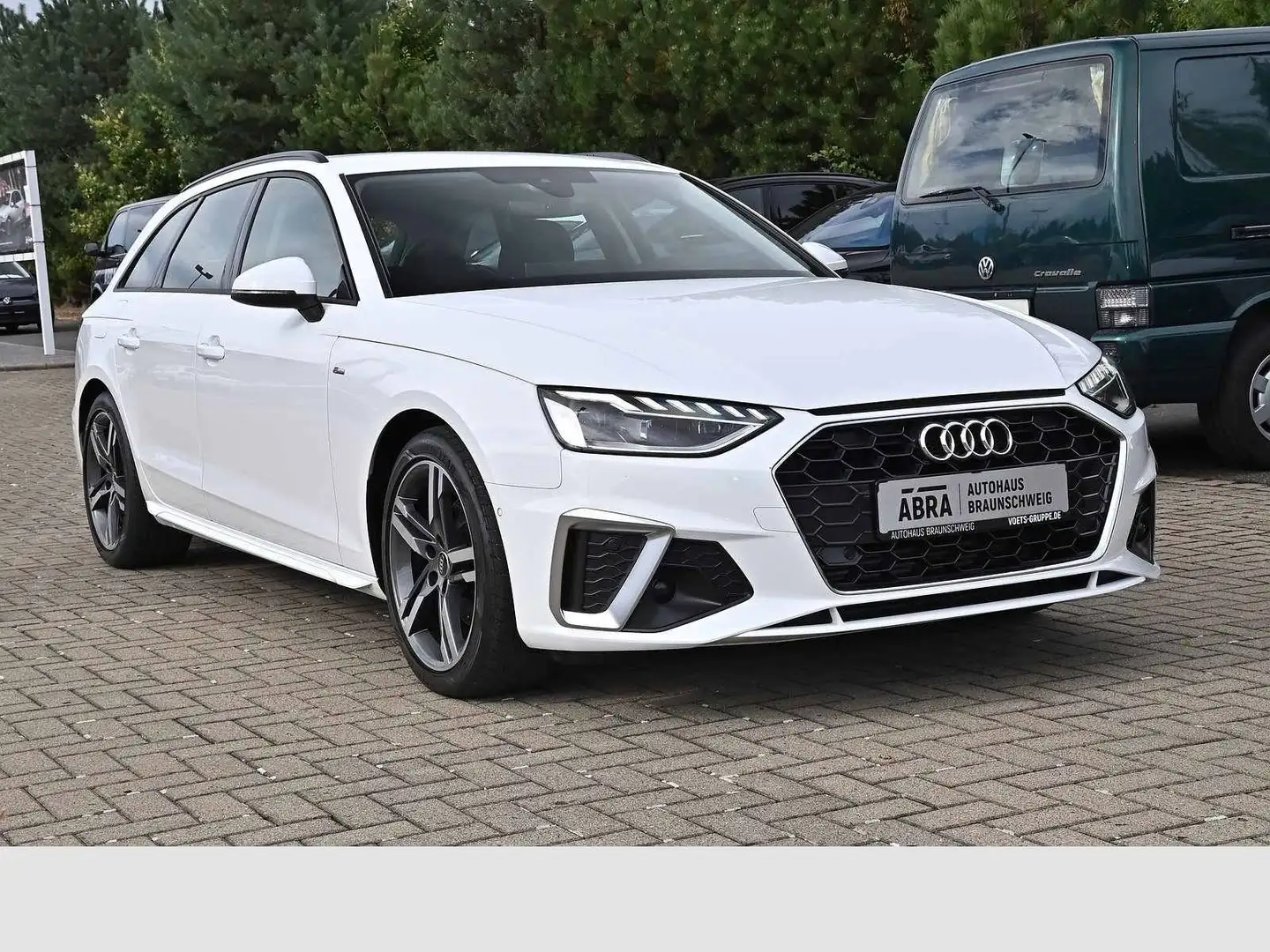 Audi A4 Avant 35 2.0 TFSI S line S-tronic LED+PDC+GRA Blanc - 2