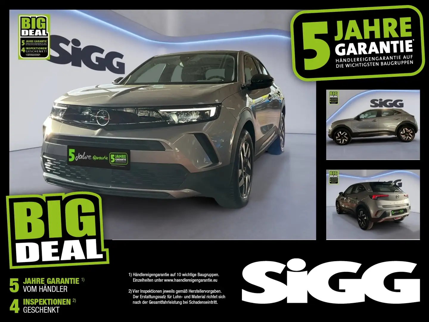 Opel Mokka 1.2 Turbo Elegance DynLicht Fernlichtass. Grijs - 1