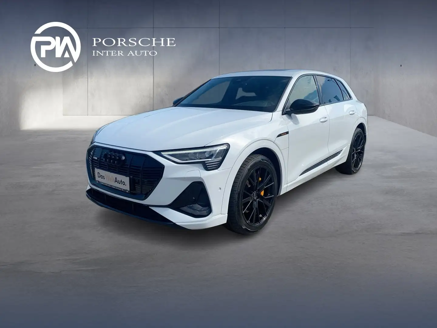 Audi e-tron 55 quattro 300 kW S line Weiß - 1