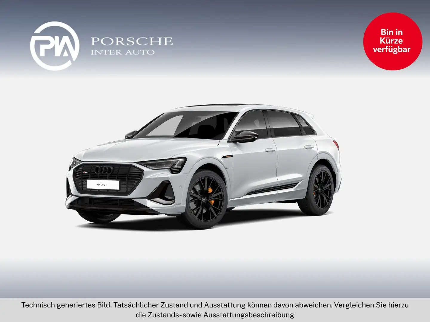 Audi e-tron 55 quattro 300 kW S line Weiß - 1