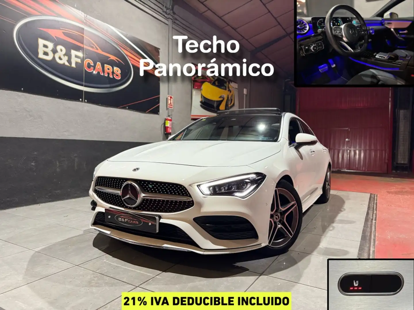 Mercedes-Benz CLA 220 220d Blanc - 1