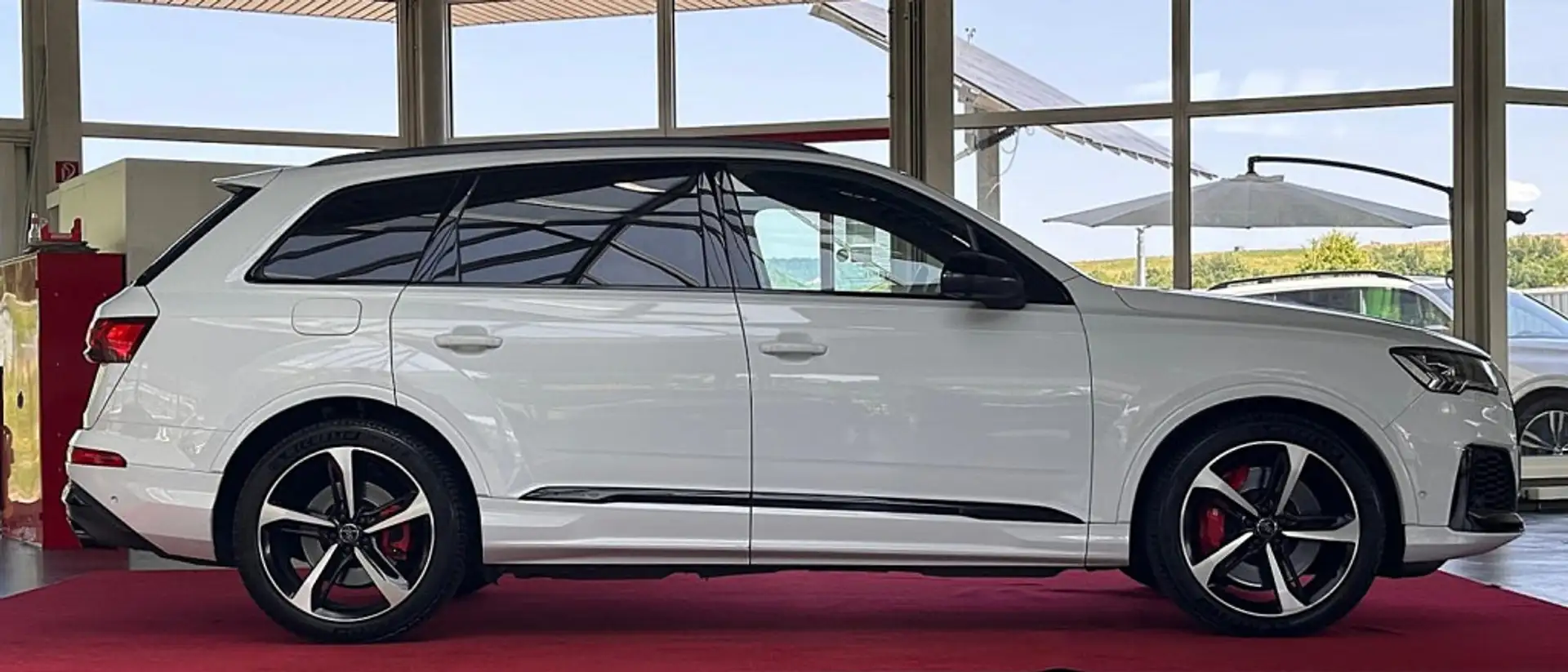 Audi SQ7 4.0 TDI quattro 7Sitze PANO HUD AHK STANDHZ ACC 36 Blanc - 2