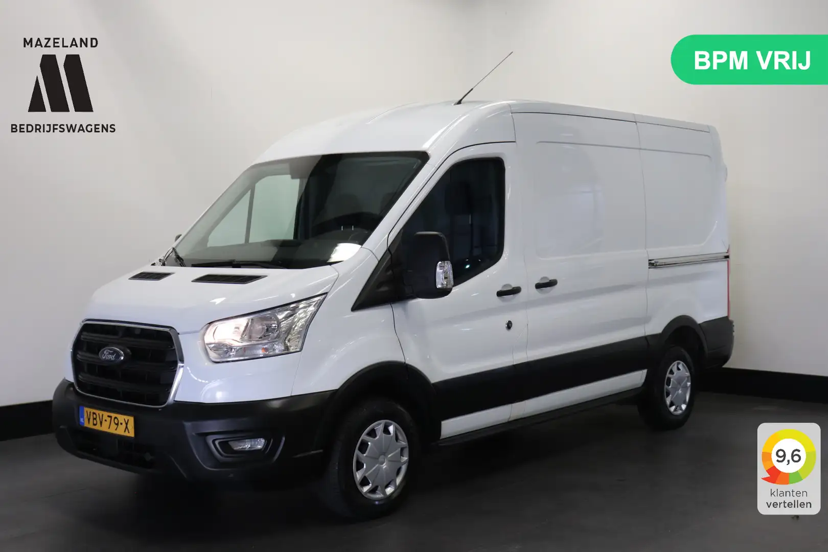 Ford Transit 2.0 TDCI L2H2 2x Schuifdeur EURO 6 - Airco - Cruis Wit - 1