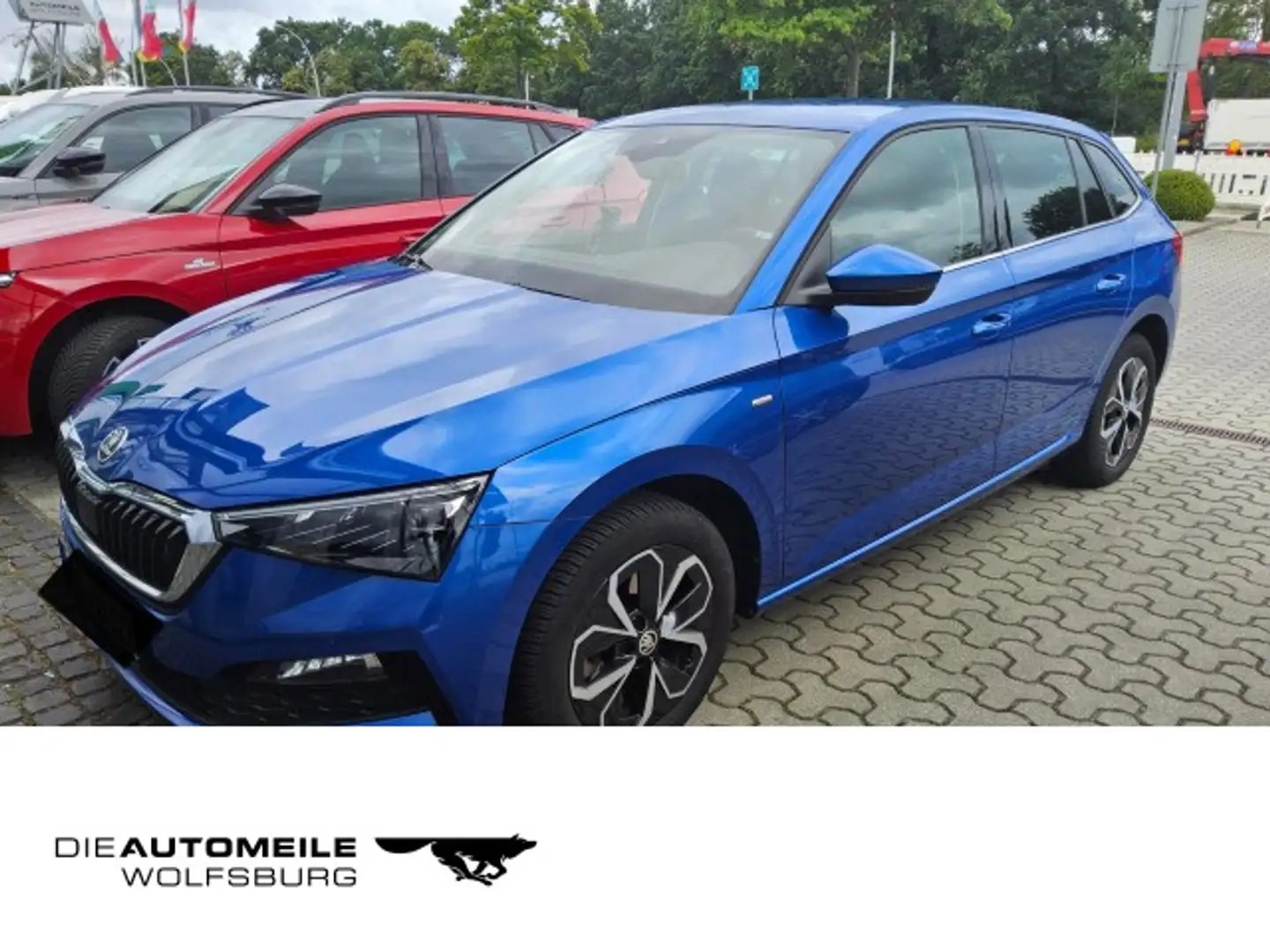 Skoda Scala 1.0 TSI DSG Drive 125 LED/Einparkhi Modrá - 1