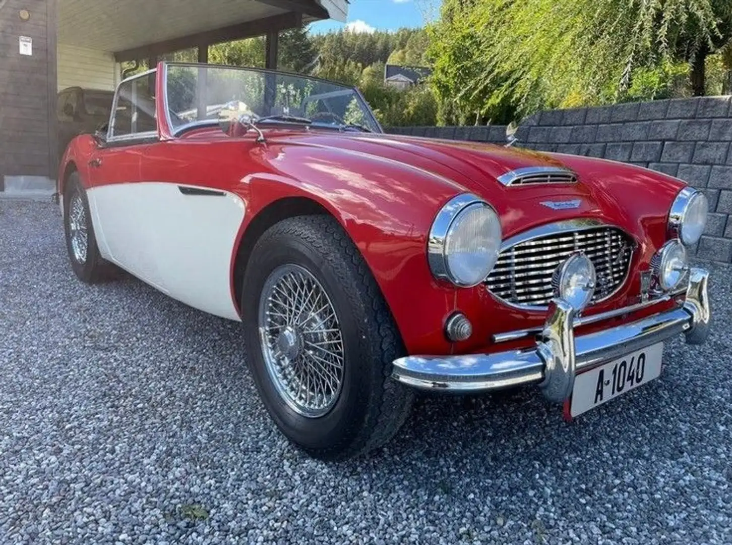 Austin-Healey 100 BN4 Rojo - 1