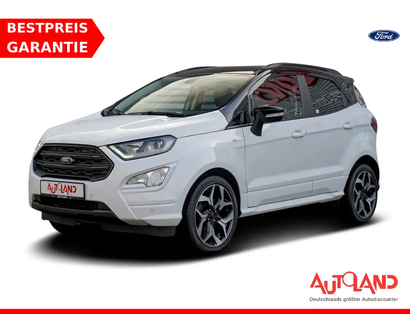 Ford EcoSport 1.0 EB ST-Line Navi Kamera Panorama DAB Белый - 1