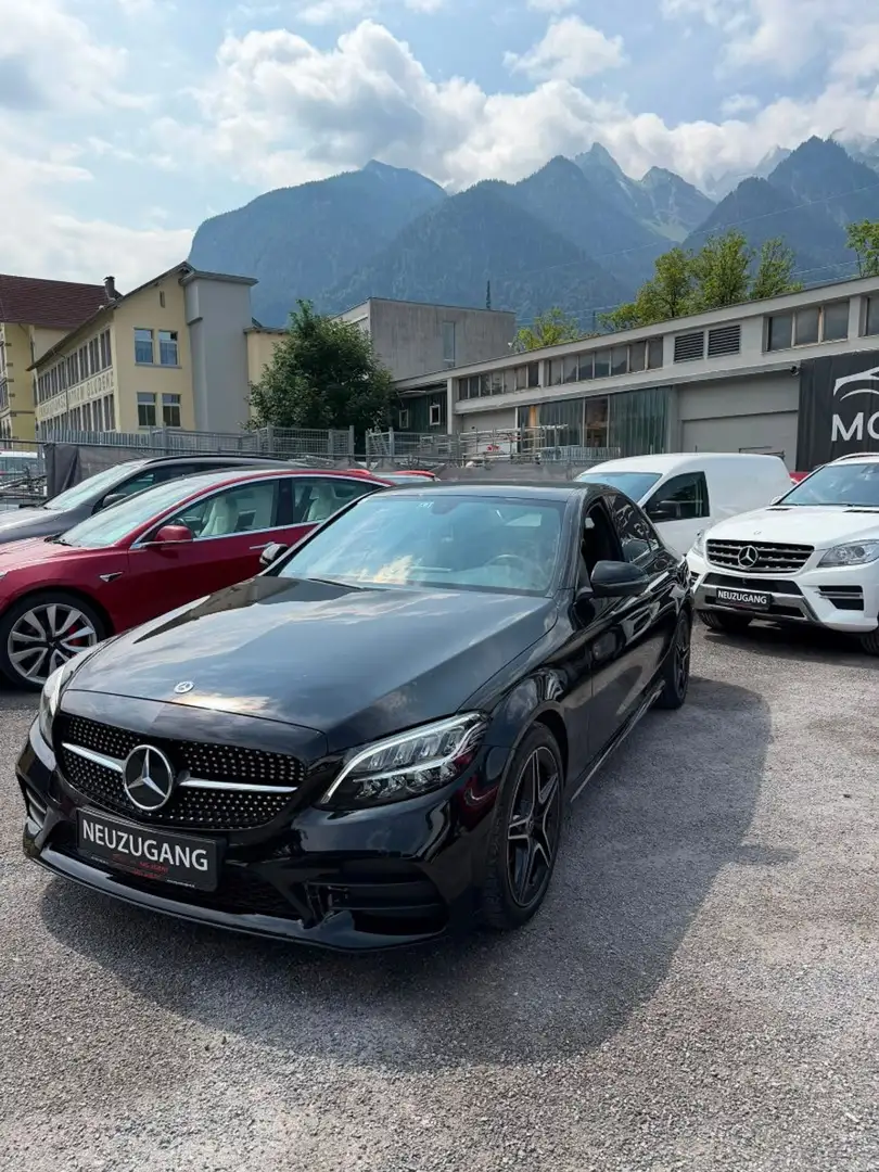 Mercedes-Benz C 180 C-Klasse C 180 d AMG Line Schwarz - 2