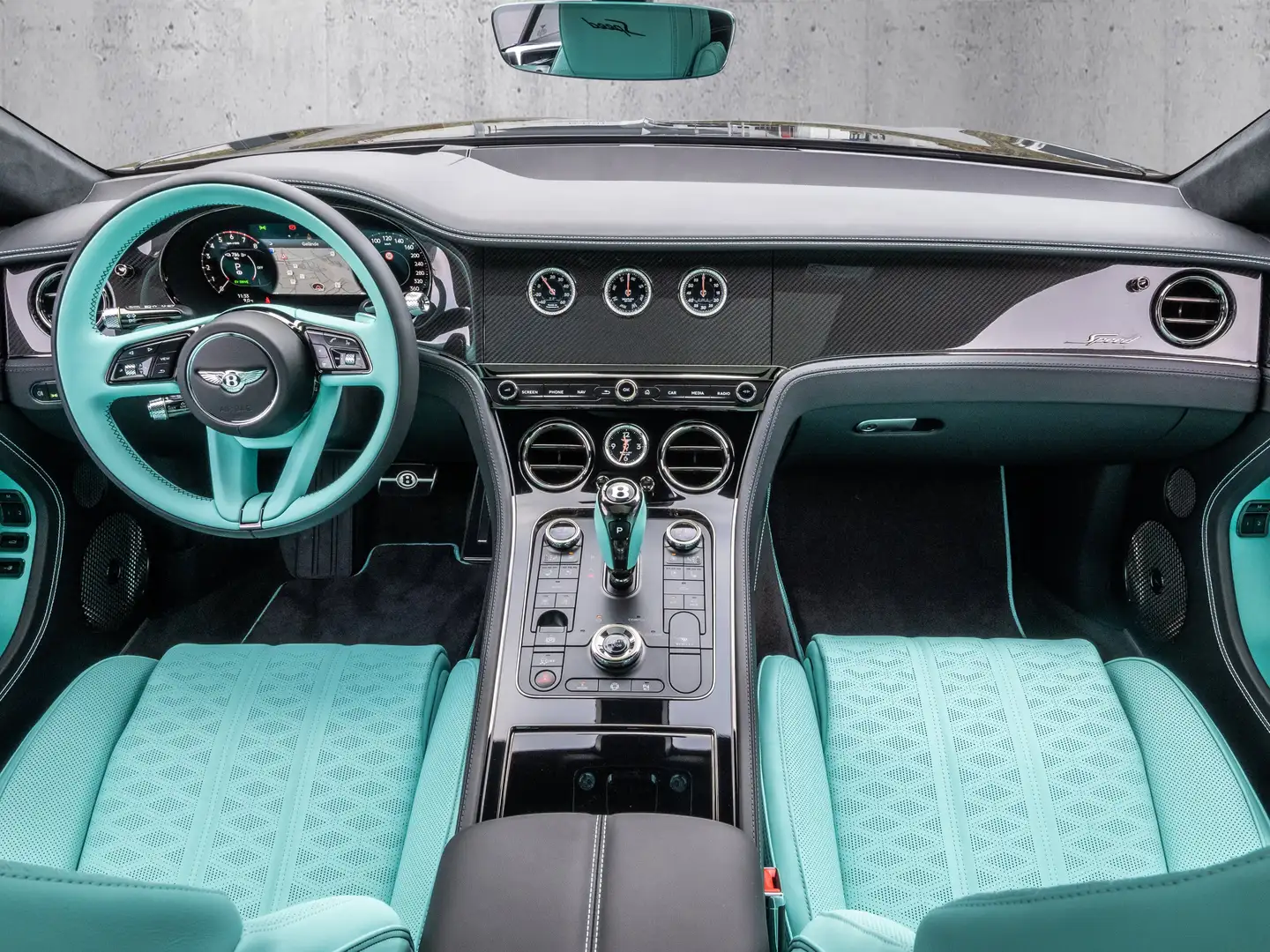 Bentley Continental GT Speed Mulliner Bespoke Interior Zwart - 1