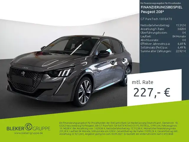 2023 Peugeot 208 in Grey for sale