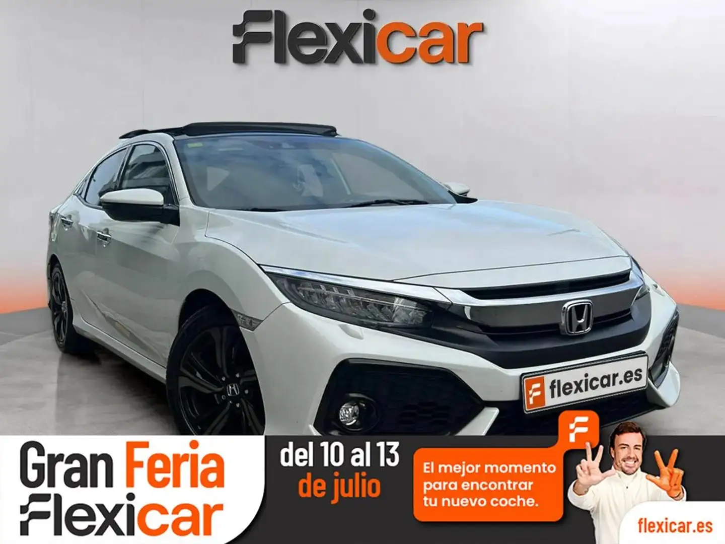 Honda Civic 1.5 I-VTEC TURBO CVT ELEGANCE NAV Blanco - 1