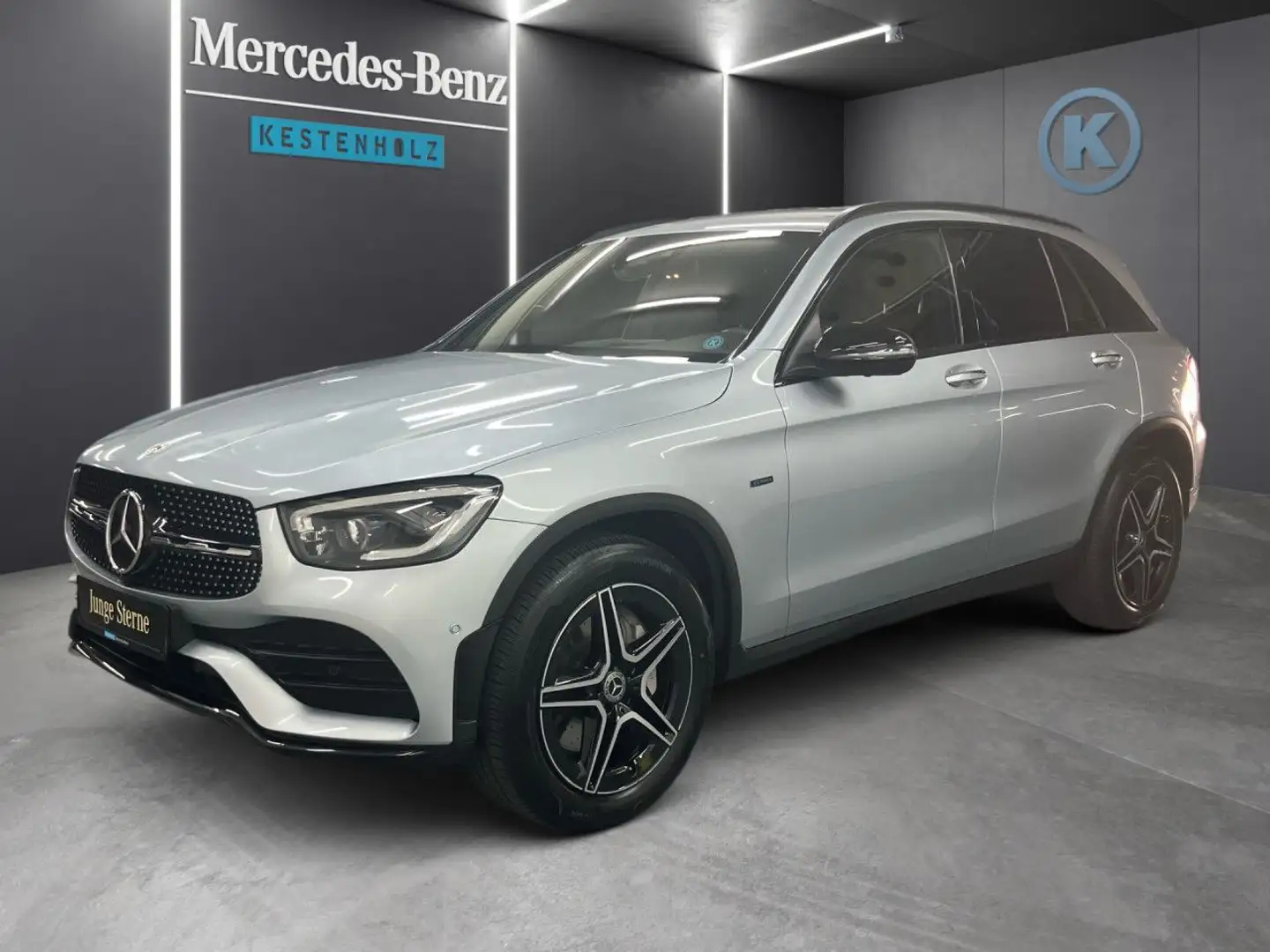 Mercedes-Benz GLC 300 de 4Matic LEDER+AMG+NIGHT+AIRMATIC+360° Plateado - 2