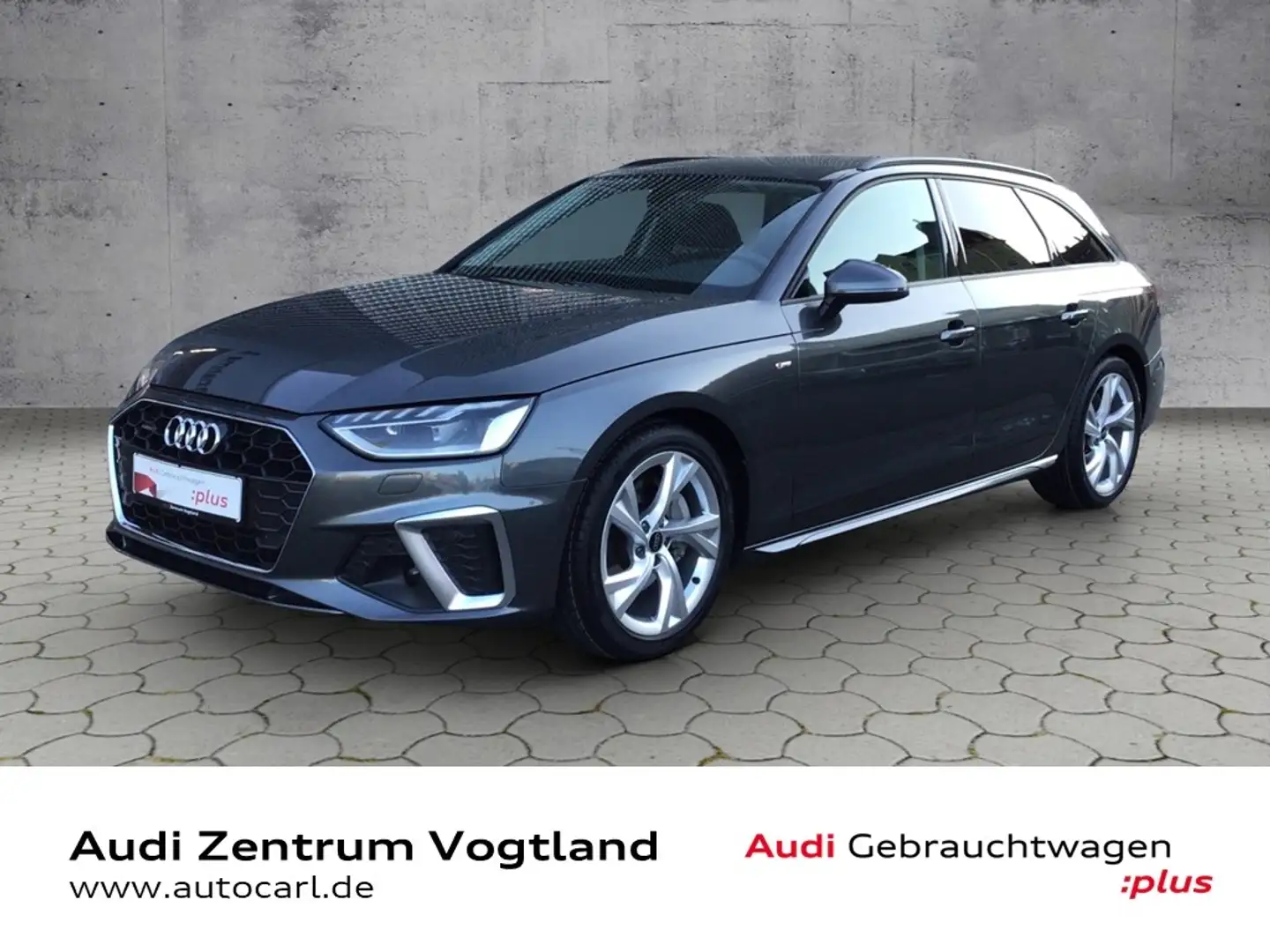 Audi A4 Avant S line 40 TDI quattro S-tronic KLIMA LED NA Grau - 1