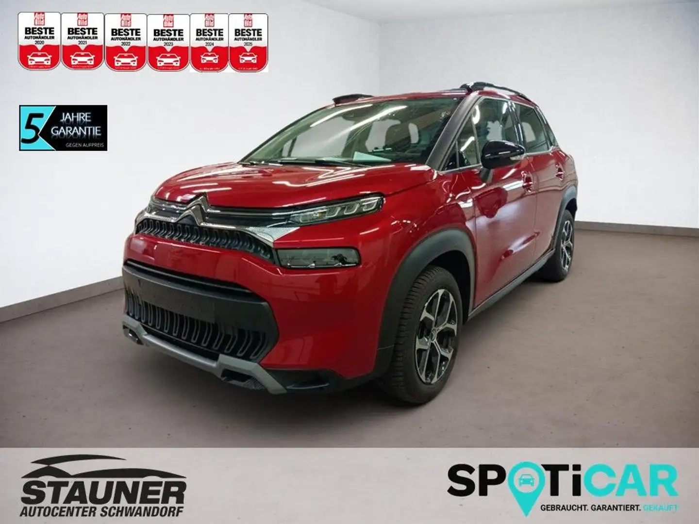 Citroen C3 Aircross PureTech S/S 110PS PLUS *PDC* Rot - 1