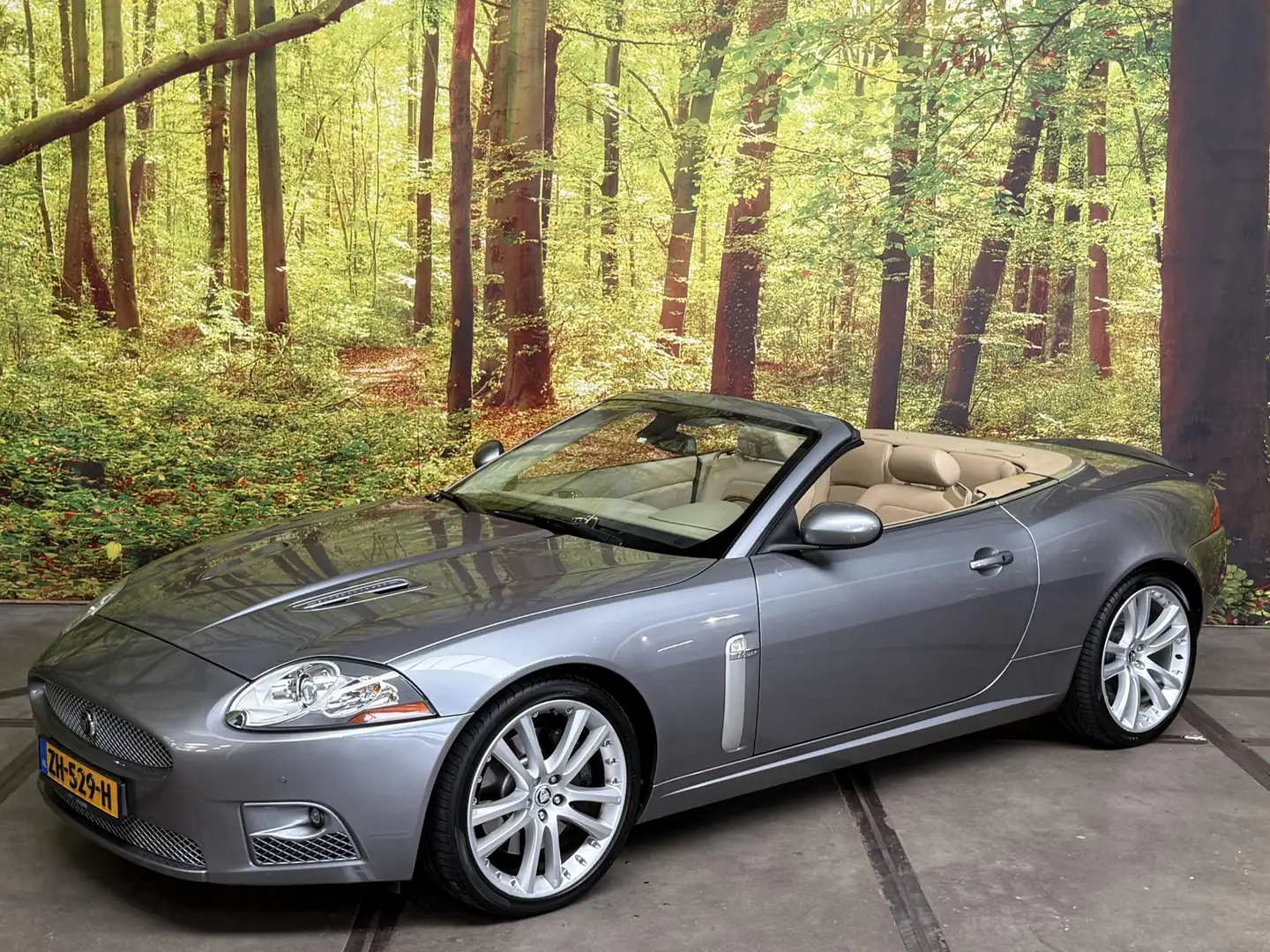Jaguar XKR 4.2 V8 Convertible 416 PK Automaat Youngtimer Lede Grijs - 2