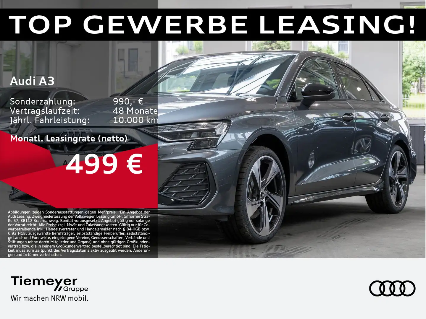 Audi A3 LIMO 1.5 TFSI S LINE MATRIX SONOS HuD LM19 Grau - 1