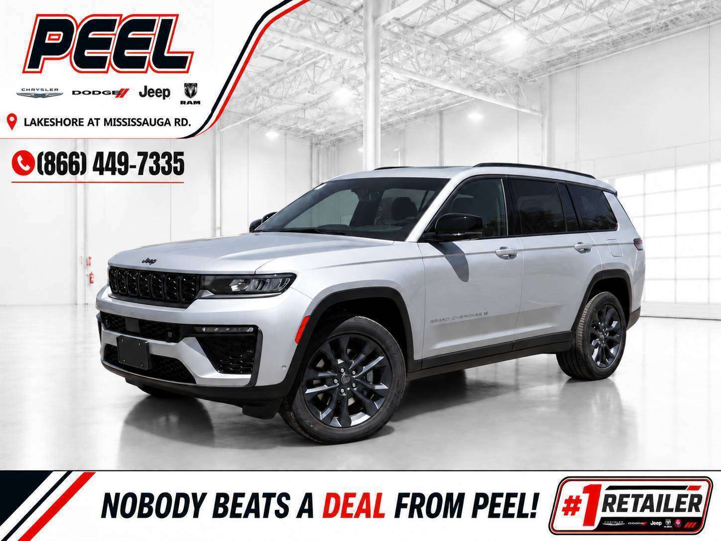 Silver 2026 Jeep Grand Cherokee L SUV / Crossover  8-Speed Automatic
