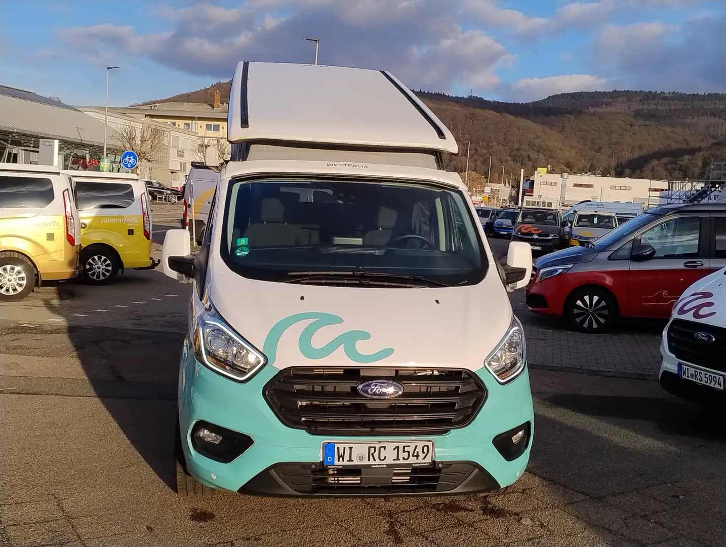Ford Transit Custom Nugget *Aufst.D *AHK *AUT *Heckküch Wit - 2