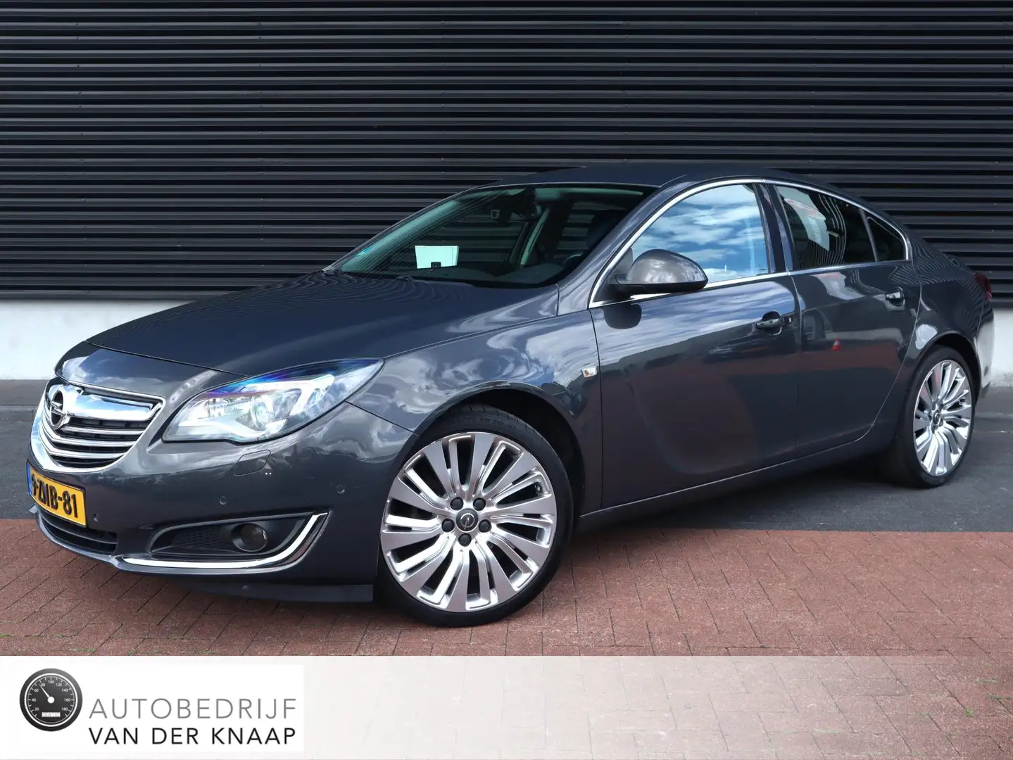 Opel Insignia 1.6 T Cosmo | Clima | Cruise | Leder | Stuur/stoel Gri - 1