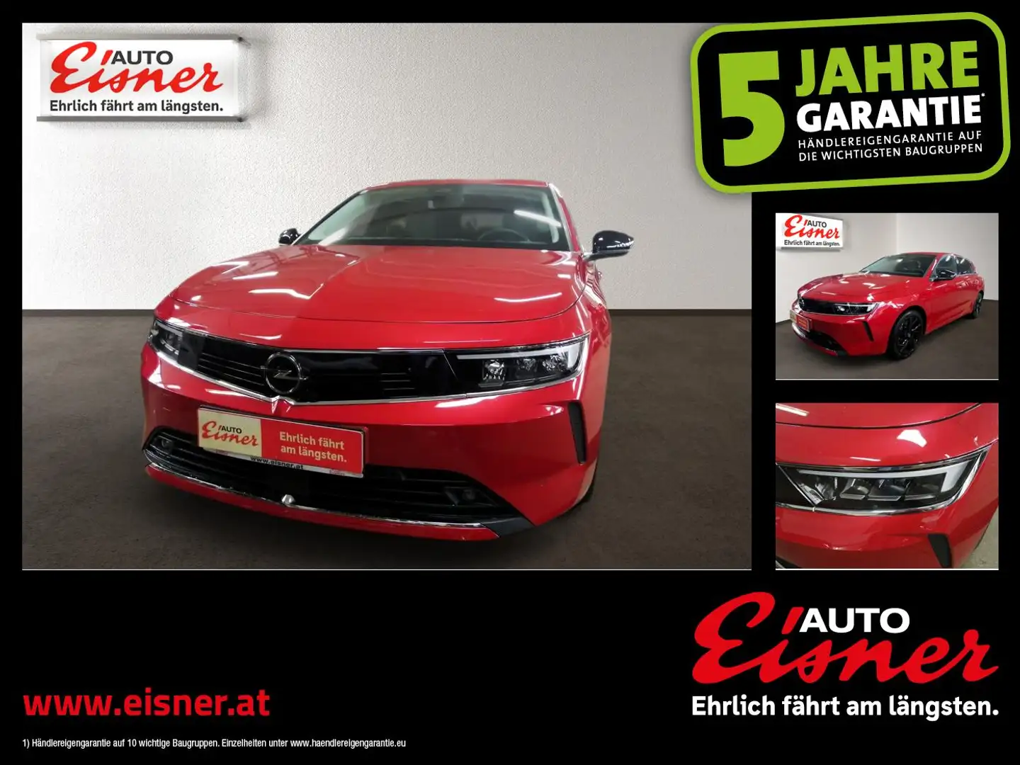 Opel Astra BUSINESS ED. PHEV LED, Navi, DAB, Rood - 1