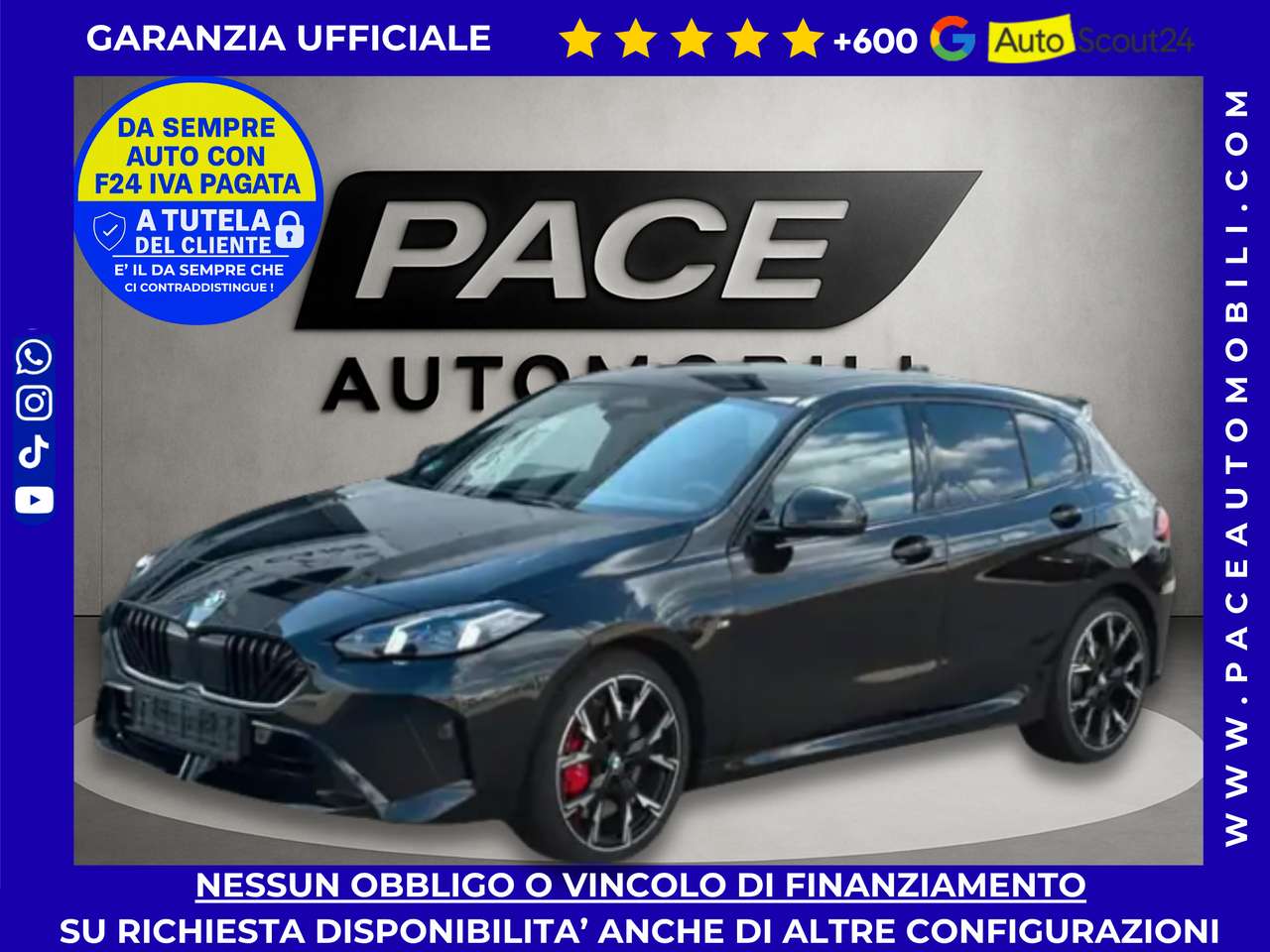 BMW 120 D M SPORT 19" MSPORT M-SPORT PRO TETTO KAMERA ACC