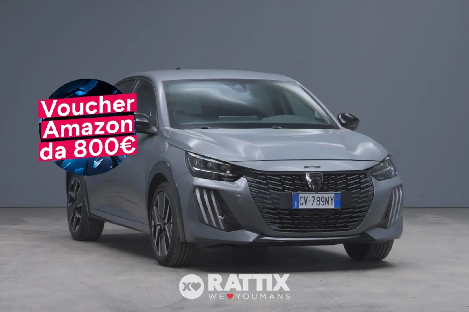 Peugeot 208 1.2 Puretech 100CV GT Gris - 1