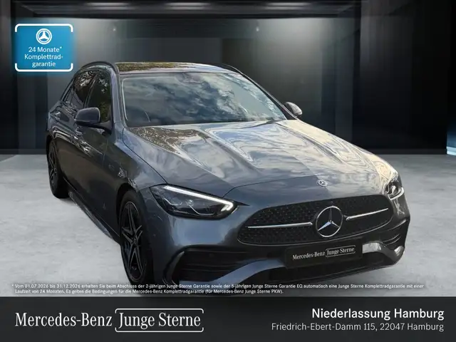 Mercedes-Benz C 200 T AMG+NIGHT+PANO+AHK+LED+KAMERA+TOTW+KEYLESS
