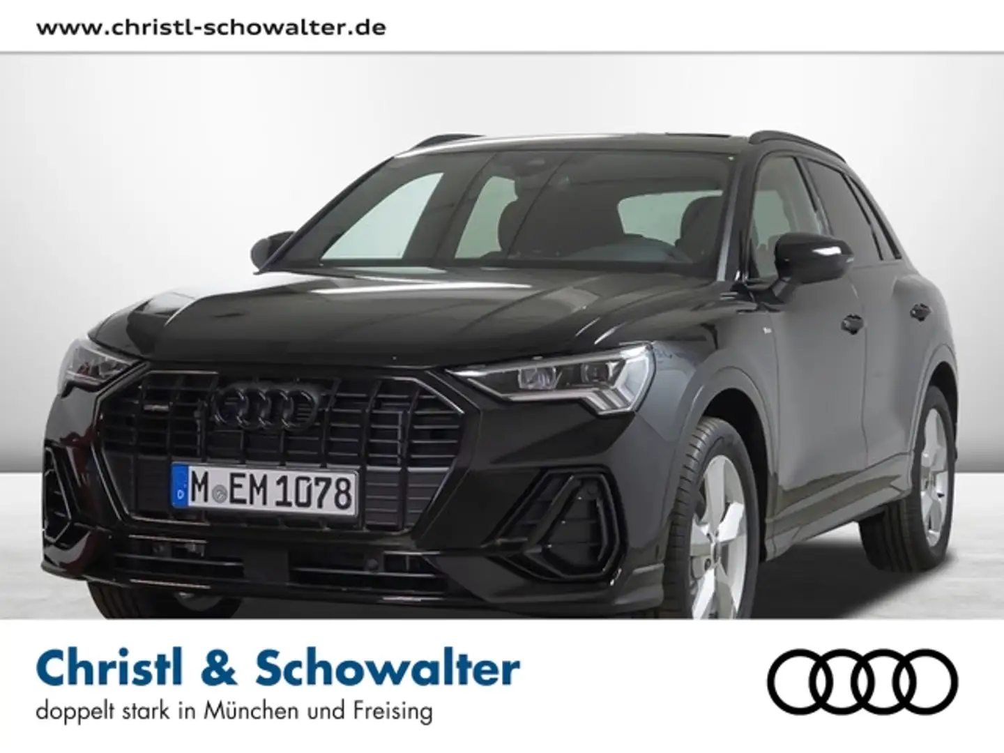 Audi Q3 40 TFSI quattro S line LED NAVI Schwarz - 1