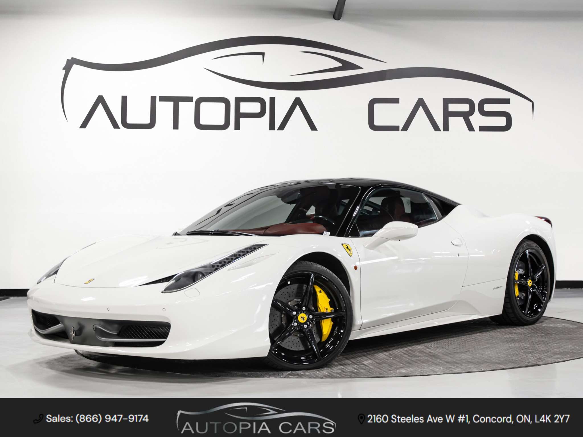 2012 Ferrari 458 458 ITALIA REAR VIEW CAMERA RED INT 570 HP