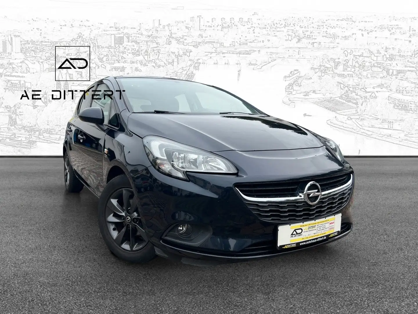 Opel Corsa E 120 Jahre++LHZ+SHZ+PP+Klima+Carplay++ Blau - 2