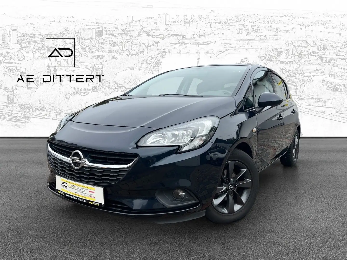 Opel Corsa E 120 Jahre++LHZ+SHZ+PP+Klima+Carplay++ Blau - 1